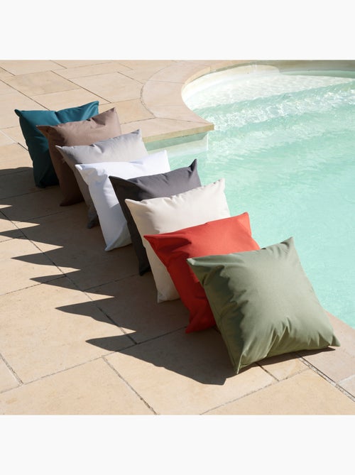 Cojín exterior impermeable MINORQUE con funda extraíble - Kiabi Cojín exterior impermeable MINORQUE con funda extraíble - Kiabi
