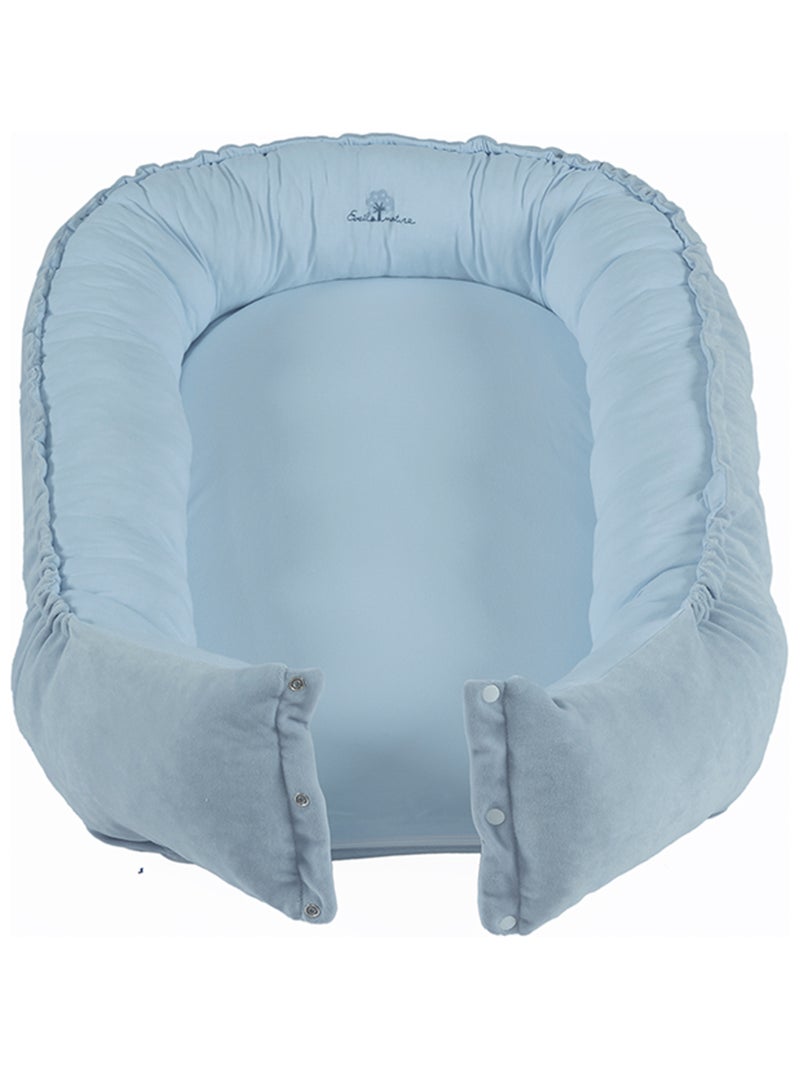Cojín flexible algodón orgánico  0-6 meses Azul cielo - Kiabi