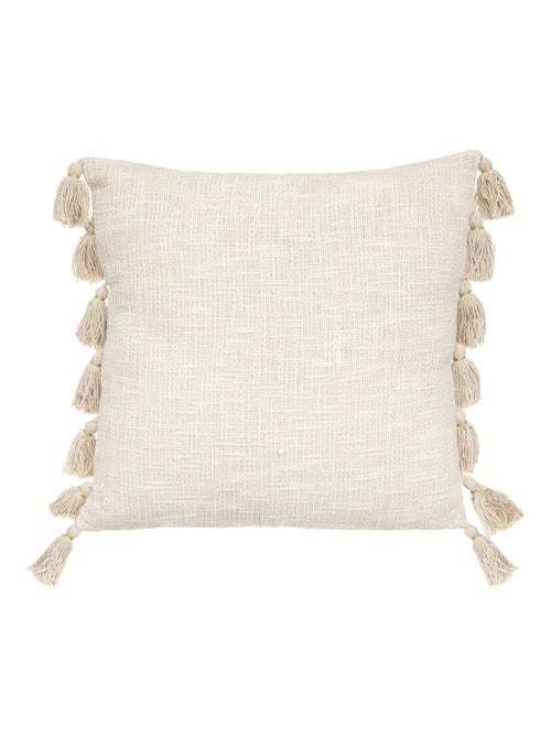 Cojín gitano con borlas - Kiabi Cojín gitano con borlas - Kiabi