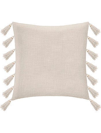 Cojín gitano con borlas