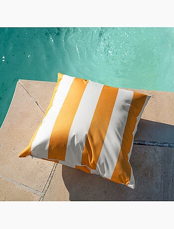 Cojín impermeable a rayas ARCACHON desenfundable