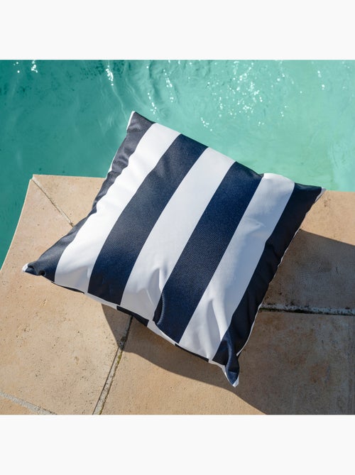 Cojín impermeable a rayas ARCACHON desenfundable - Kiabi