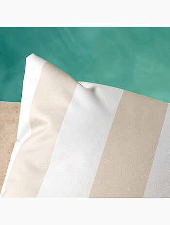 Cojín impermeable a rayas ARCACHON desenfundable