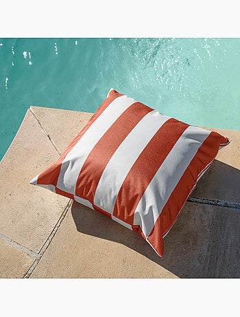 Cojín impermeable a rayas ARCACHON desenfundable