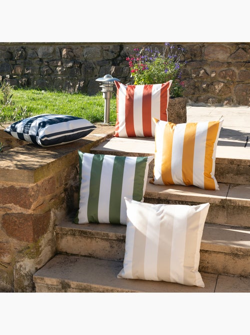 Cojín impermeable a rayas ARCACHON desenfundable - Kiabi