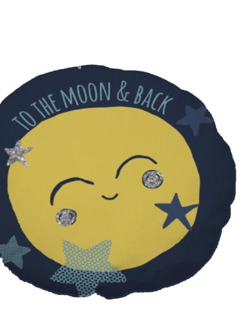 Cojín infantil algodón estampado luna 35x35 cm – HOME – Future Home - Kiabi