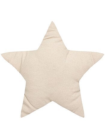 Cojín infantil berlingot estrella beige 40x40cm