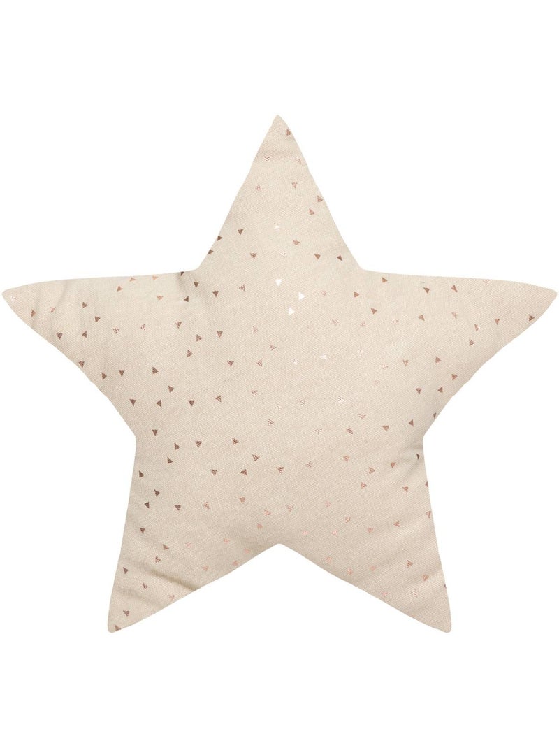 Cojín infantil berlingot estrella beige 40x40cm Beige - Kiabi