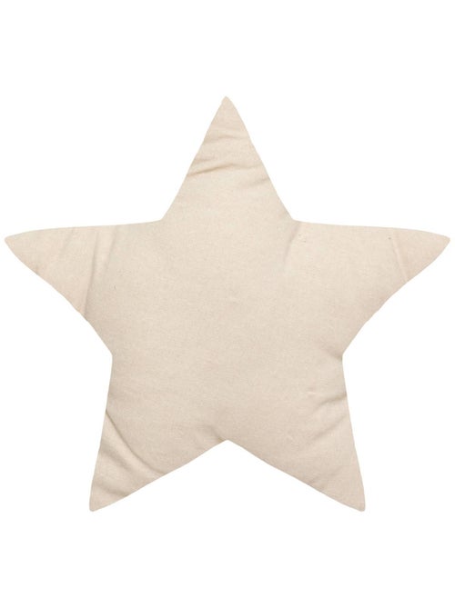 Cojín infantil berlingot estrella beige 40x40cm - Kiabi Cojín infantil berlingot estrella beige 40x40cm - Kiabi
