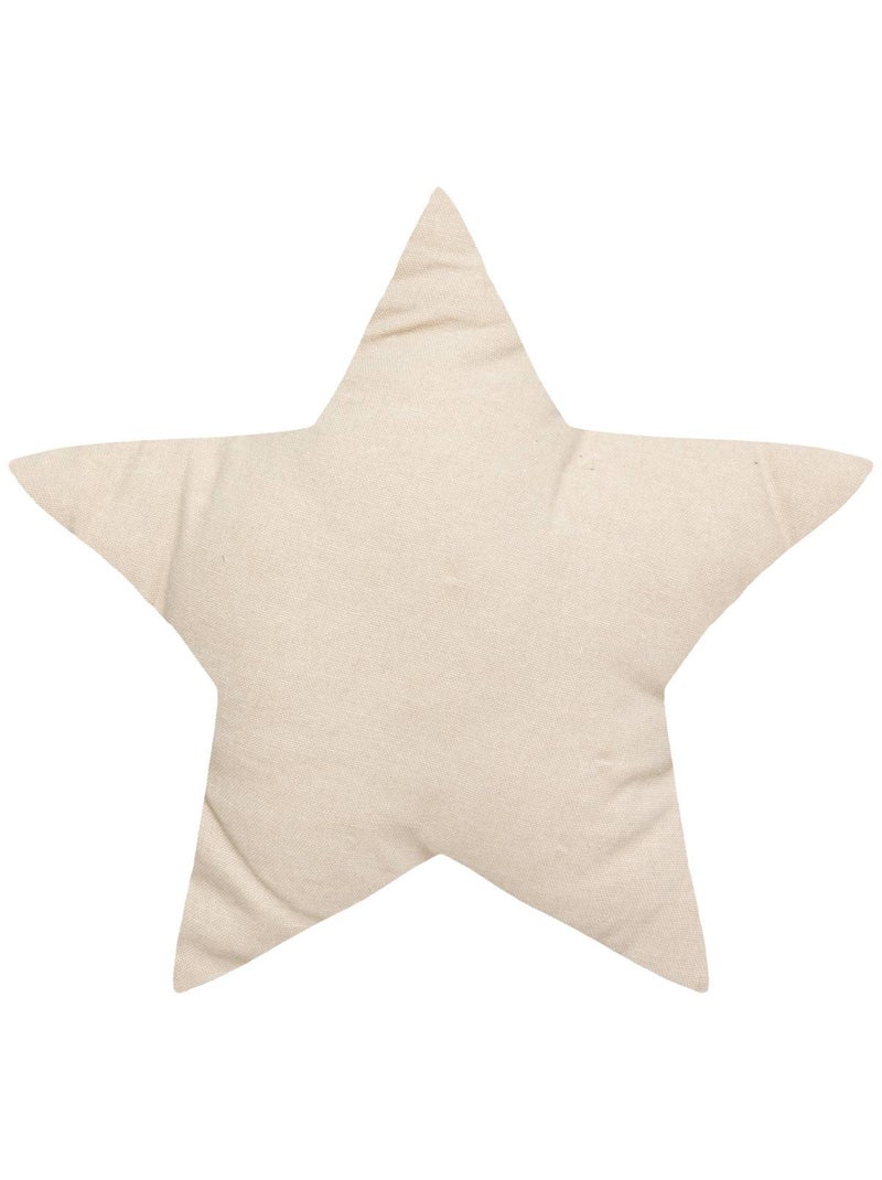 Cojín infantil berlingot estrella beige 40x40cm Beige - Kiabi