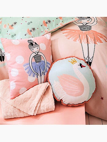 Cojín infantil estampado en algodón 40 x 40 cm – Future Home