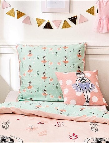 Cojín infantil estampado en algodón 40 x 40 cm – Future Home