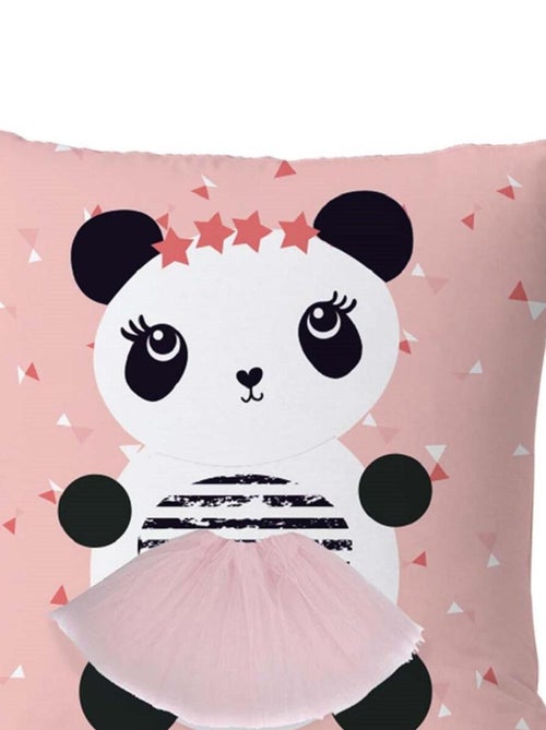 Cojín infantil estampado panda 100% algodón 40x40 cm – Future Home - Kiabi