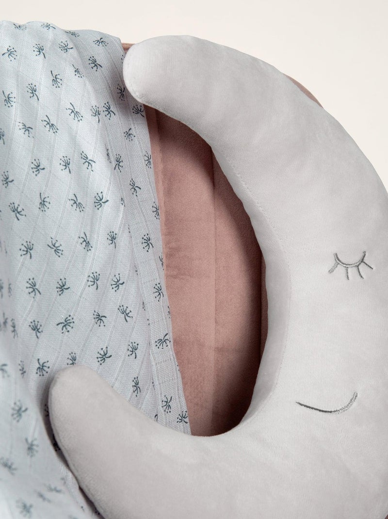 Cojín infantil media luna 'roba Style' Gris plateado - Kiabi