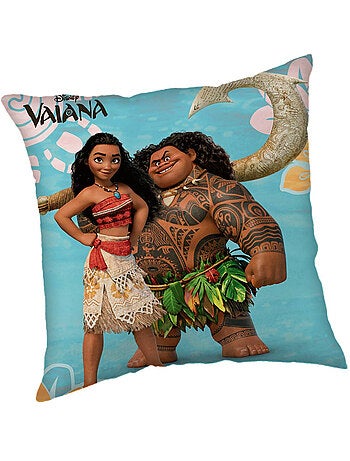 Cojín infantil vaiana 40 x 40 cm polar estampado reversible - jerry fabrics