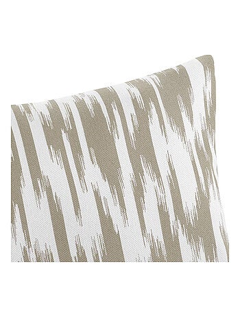 Cojín jacquard con motivo ikat