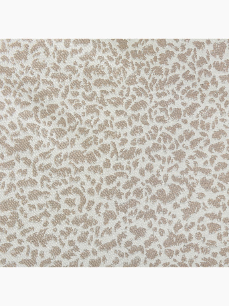 Cojín jacquard de textura abstracta, estilo natural Beige - Kiabi