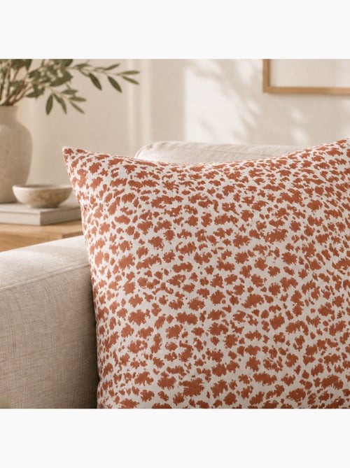 Cojín jacquard de textura abstracta, estilo natural - Kiabi Cojín jacquard de textura abstracta, estilo natural - Kiabi
