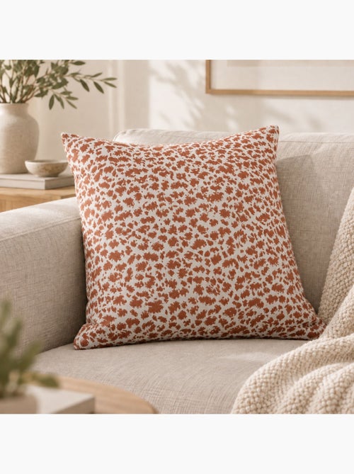 Cojín jacquard de textura abstracta, estilo natural - Kiabi Cojín jacquard de textura abstracta, estilo natural - Kiabi
