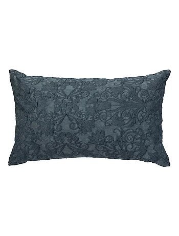 Cojín jacquard estilo cottage