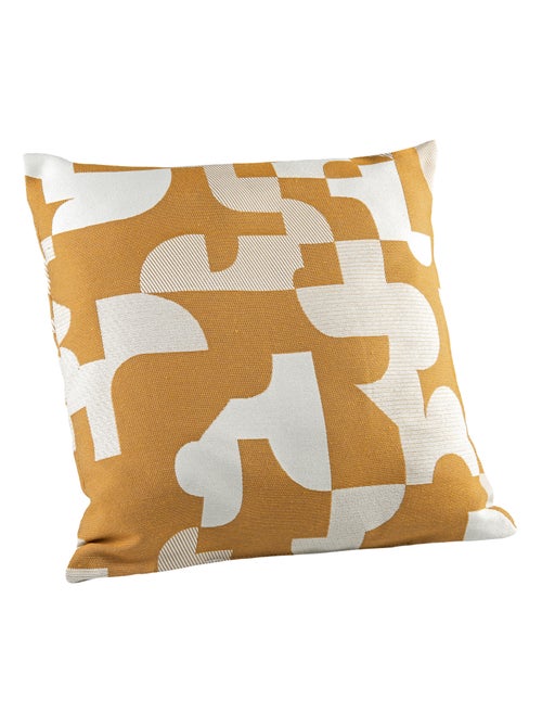 Cojín jacquard geométrico con textura retro - Kiabi Cojín jacquard geométrico con textura retro - Kiabi