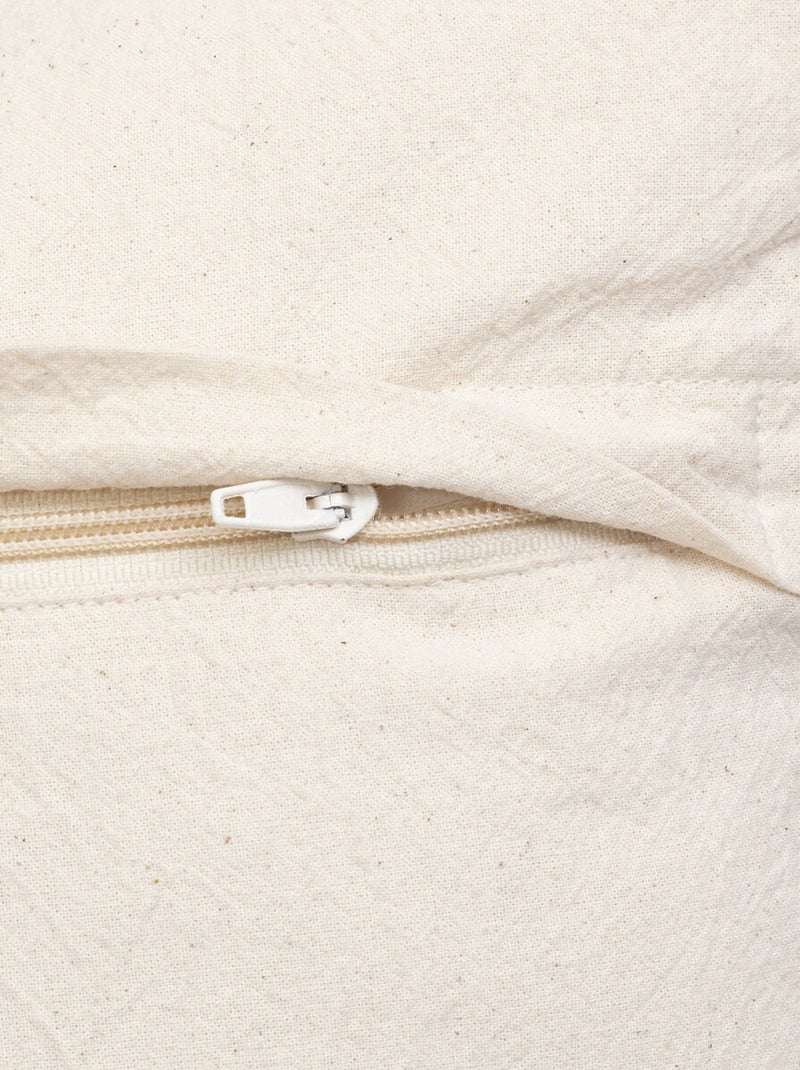 Cojín jacquard inuit Beige jaspeado - Kiabi