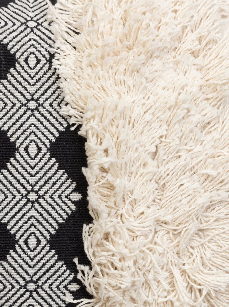 Cojín jacquard inuit Beige jaspeado - Kiabi