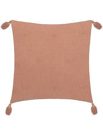 Cojín jamana 40x40cm rosa