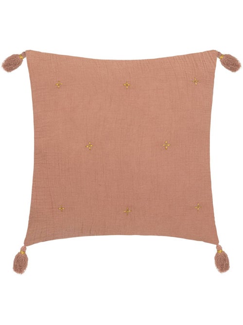Cojín jamana 40x40cm rosa - Kiabi Cojín jamana 40x40cm rosa - Kiabi