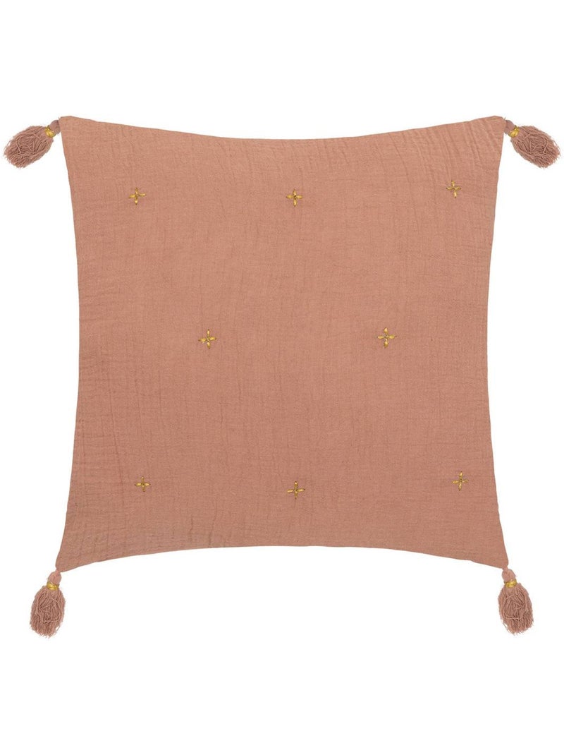 Cojín jamana 40x40cm rosa Rosa viejo - Kiabi