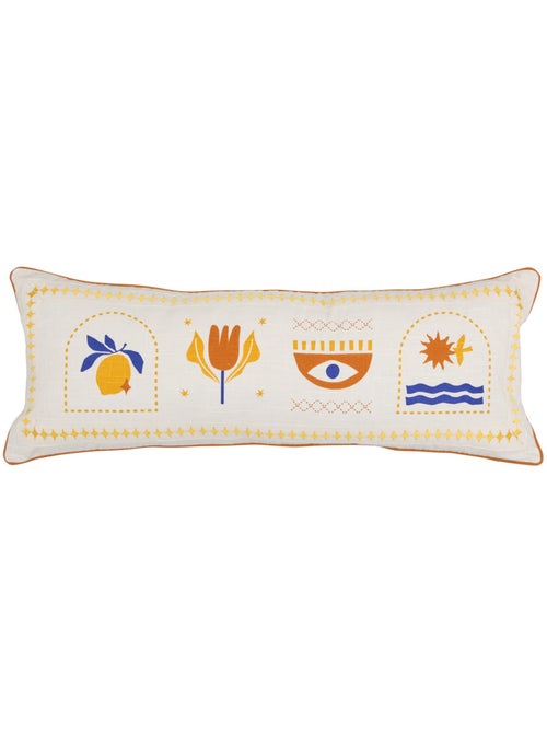Cojín libertad 30x80cm blanco - Kiabi Cojín libertad 30x80cm blanco - Kiabi