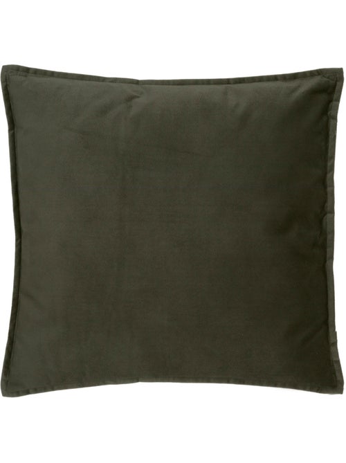 Cojín lilou algodón verde caqui 45x45cm - Kiabi Cojín lilou algodón verde caqui 45x45cm - Kiabi