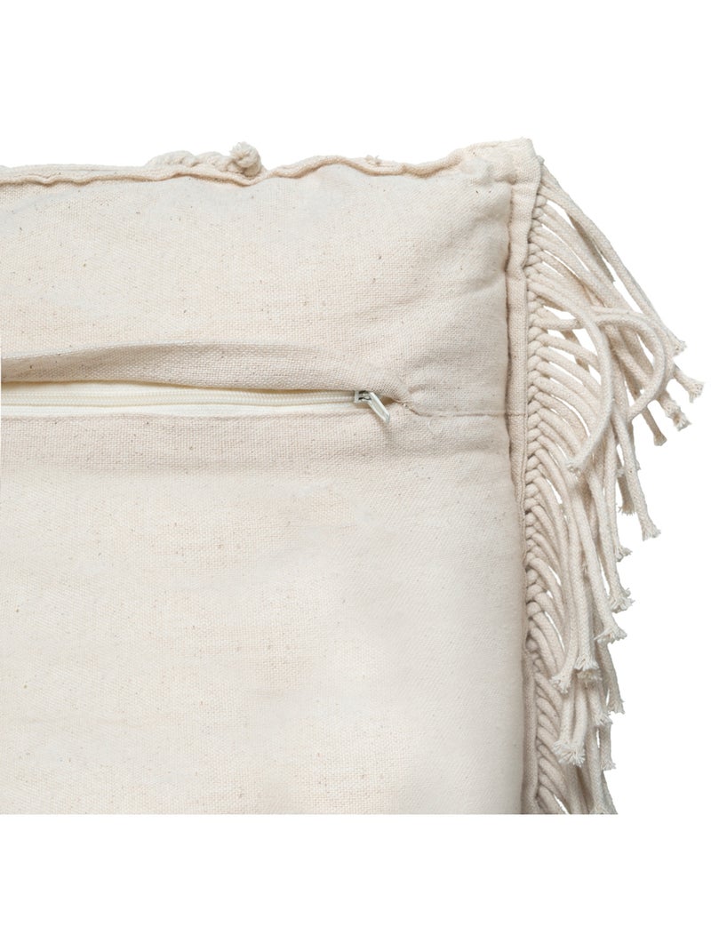 Cojín macramé marfil 30x50cm Marfil - Kiabi