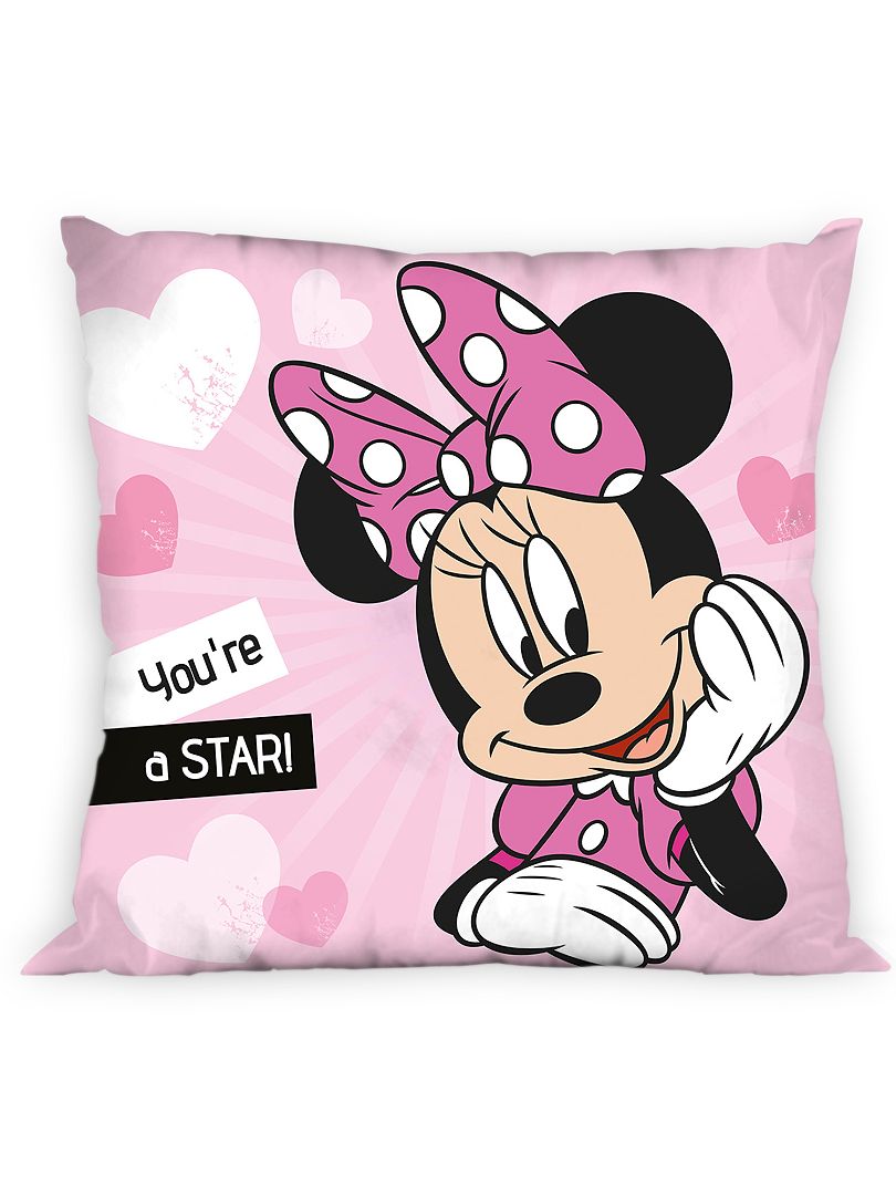 Cojín 'Minnie Mouse' de 'Disney' rosa - Kiabi