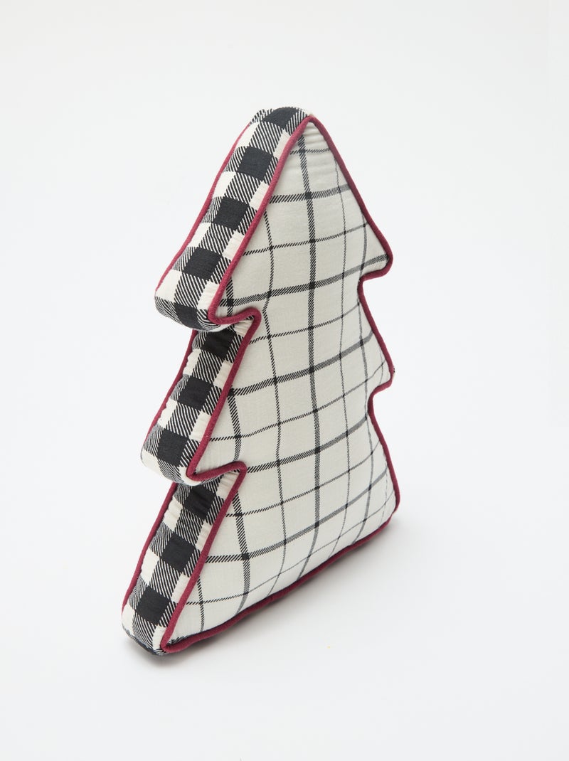 Cojín navideño con forma de árbol Beige - Kiabi