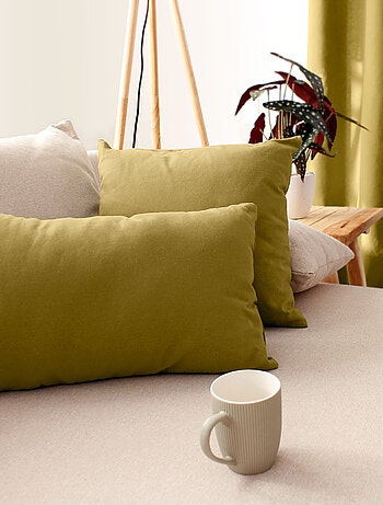 Cojín no desenfundable de algodón unido