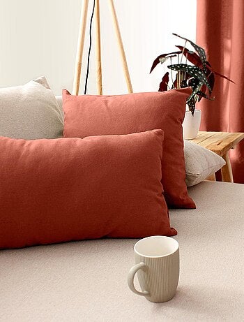 Cojín no desenfundable de algodón unido