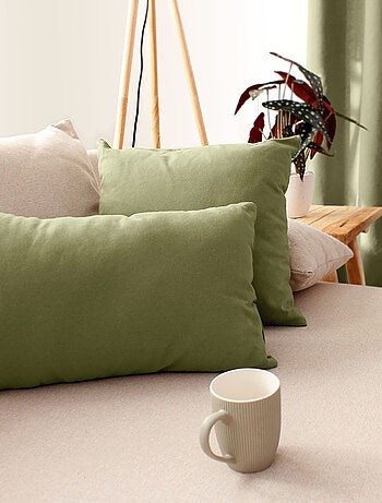 Cojín no desenfundable de algodón unido