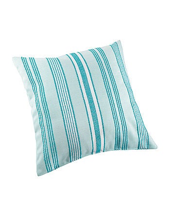 Cojín outdoor a rayas repelente al agua