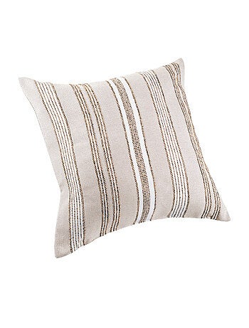 Cojín outdoor a rayas repelente al agua