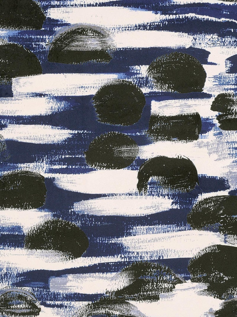 Cojín Paisaje Abstracto Azul real - Kiabi