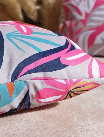 Cojín para exteriores con estampado floral