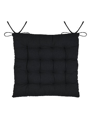 Cojín para silla con diseño de hojas tropicales en algodón