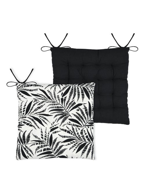 Cojín para silla con diseño de hojas tropicales en algodón - Kiabi