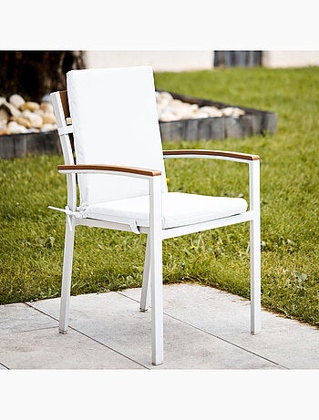 Cojín para silla de exterior MINORQUE, asiento y respaldo