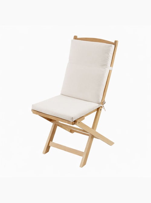 Cojín para silla de exterior MINORQUE, asiento y respaldo - Kiabi Cojín para silla de exterior MINORQUE, asiento y respaldo - Kiabi