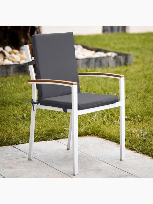 Cojín para silla de exterior MINORQUE, asiento y respaldo - Kiabi Cojín para silla de exterior MINORQUE, asiento y respaldo - Kiabi