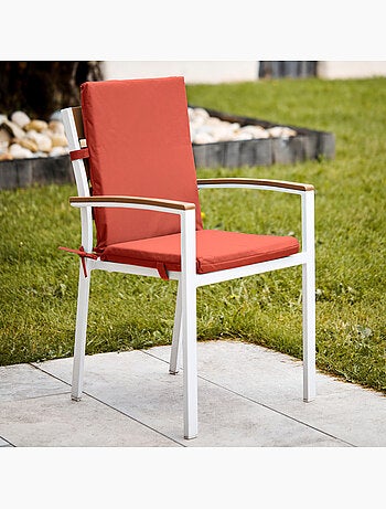 Cojín para silla de exterior MINORQUE, asiento y respaldo