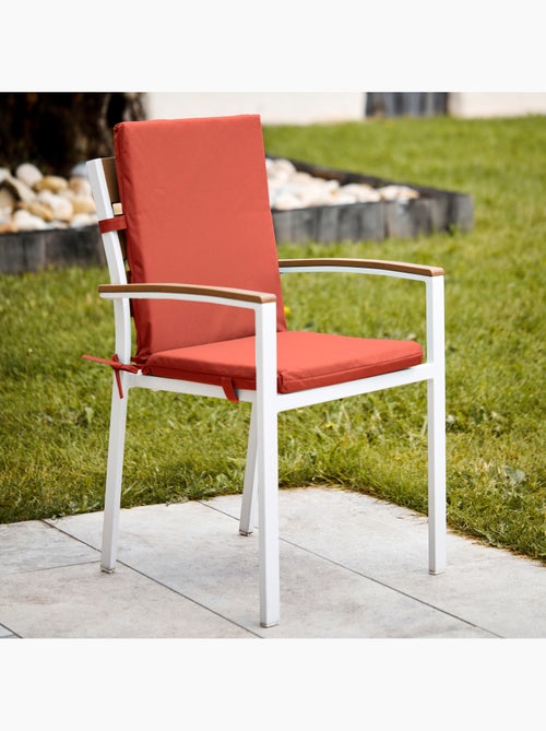 Cojín para silla de exterior MINORQUE, asiento y respaldo - Kiabi Cojín para silla de exterior MINORQUE, asiento y respaldo - Kiabi