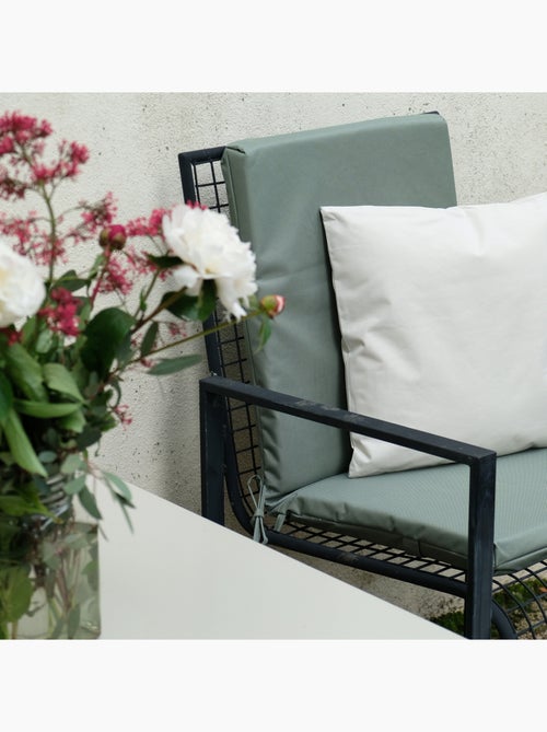 Cojín para silla de exterior MINORQUE, asiento y respaldo - Kiabi